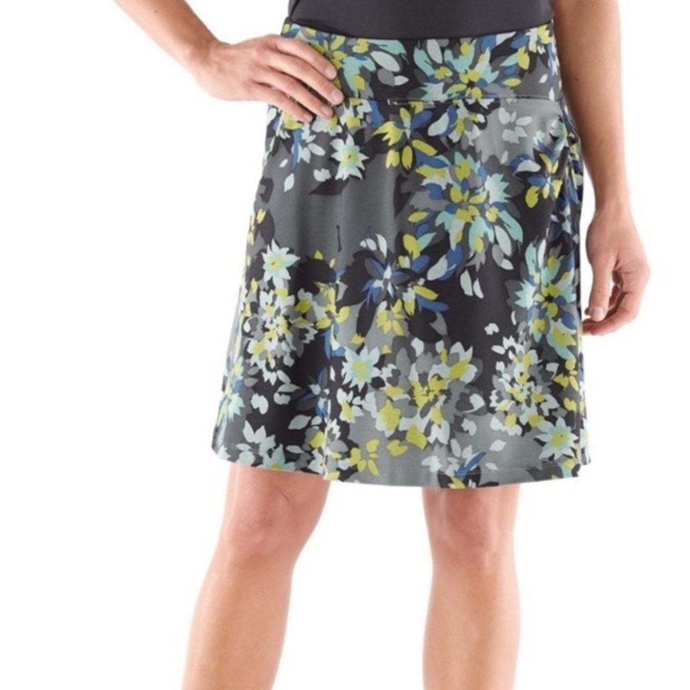 REI | Skirt Athletic Northway Flowers Blue Green